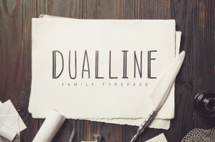 DualLine Font Download