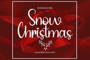 Snow Christmas Font Download