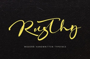 Rusthy Font Download