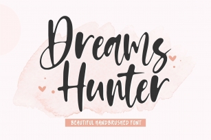 Dreams Hunter Beautiful Handbrushed Font Download