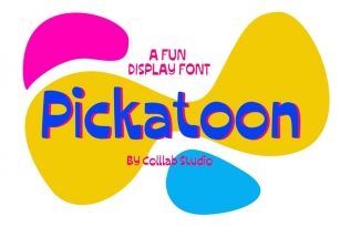 Pickatoon - A Fun Display Font Font Download