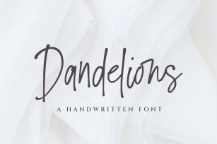 Dandelions _ PERSONAL _ USE _ ONLY Font Download