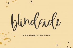 Blindside Script Font Download