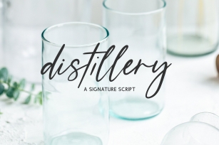 Distillery Script Font Download