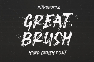Great Brush Font Download