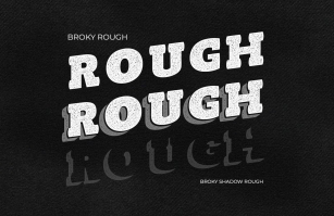 Broky Rough Font Download