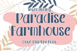 Paradise Farmhouse Font Download
