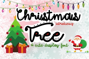 Christmas Tree Font Download