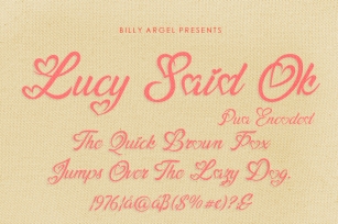 Lucy Said Ok Font Download