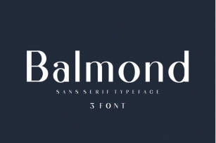 Balmond Sans Serif 3 font Font Download