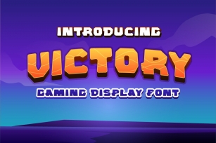 Victory Gaming Display Font Download