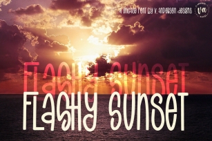 Flashy Sunset Font Download