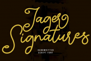 Jager Signature Font Download