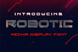 Robotic Mecha Display Font Download