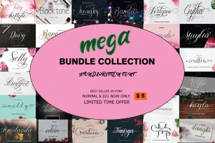 Mega Bundle Collection Font Download