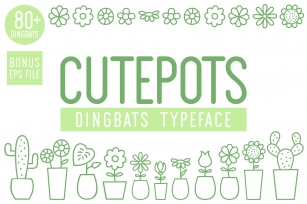 Cute Pots Font Download