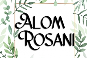 Alom Rosani Font Download