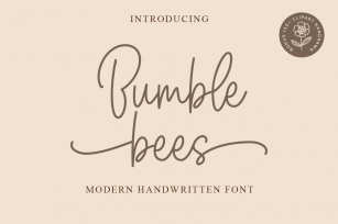 Bumble Bees Font Download