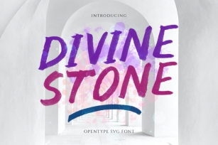 Divine Stone-SVG Font Font Download