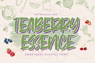 Teaberry Essence Font Download