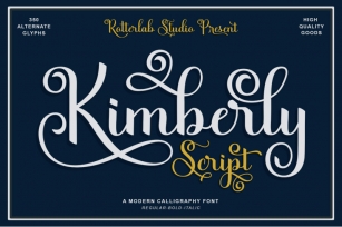 Kimberly Script | 3 Style Font Download