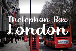 Telephone Box London Font Download