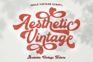 Aesthetic Vintage Font Download