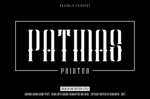 Patinas Pointed Font Download