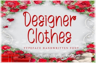 Designer Clothes Font Download