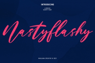 Nastyflashy Brush Script Font Font Download