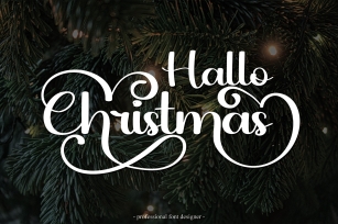 Hallo Christmas Font Download