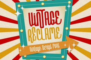 Vintage Reclame Font Download