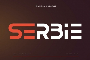 Serbie - Logo Font Font Download