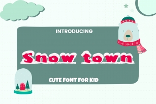 Snow Town Font Download