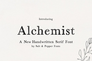 Alchemist Serif Font Font Download