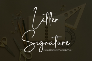 Letter Signature Font Download