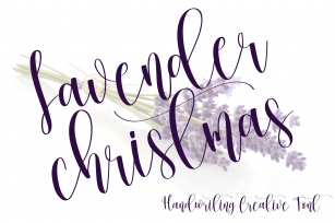 Lavender Christmas Font Download