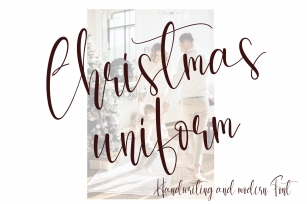 Christmas Uniform Font Download
