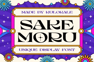 Sake Moru Display Font Download