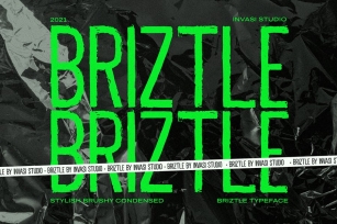 Briztle - Condensed Font Font Download