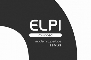 Elpi Rounded - Modern Typeface Font Download
