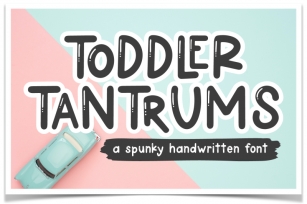 Toddler Tantrums Font Font Download