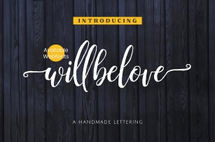 Willbelove Brush Font Download