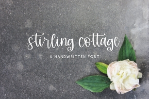 Stirling Cottage Script Font Download