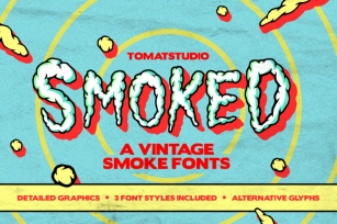 Vintage Smoked Fonts Font Download