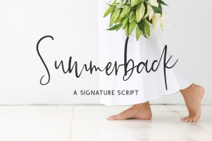Summerback Script Font Download