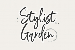 Stylist Garden Font Download