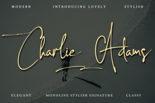 Charlie Adams Font Download
