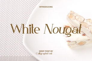 White Nougat Font Download