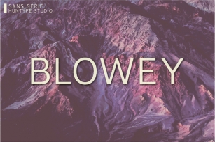 Blowey Font Download
